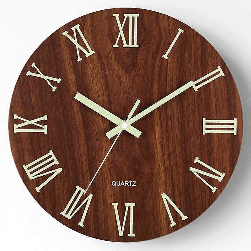 Luminous Wall Clock, Modern Silent Wall Clock, Large Dial With 12 Inch Wall Decoration