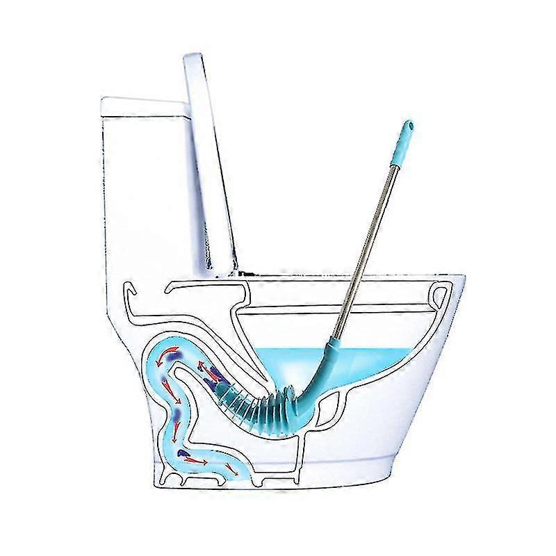 مرحاض الغطاس RV اوجير - المرحاض انسداد Unclogger ، المرحاض ثعبان الحمام المرحاض نعرات الأنابيب لانسداد سيفون المرحاض (1PC الأزرق) XXF