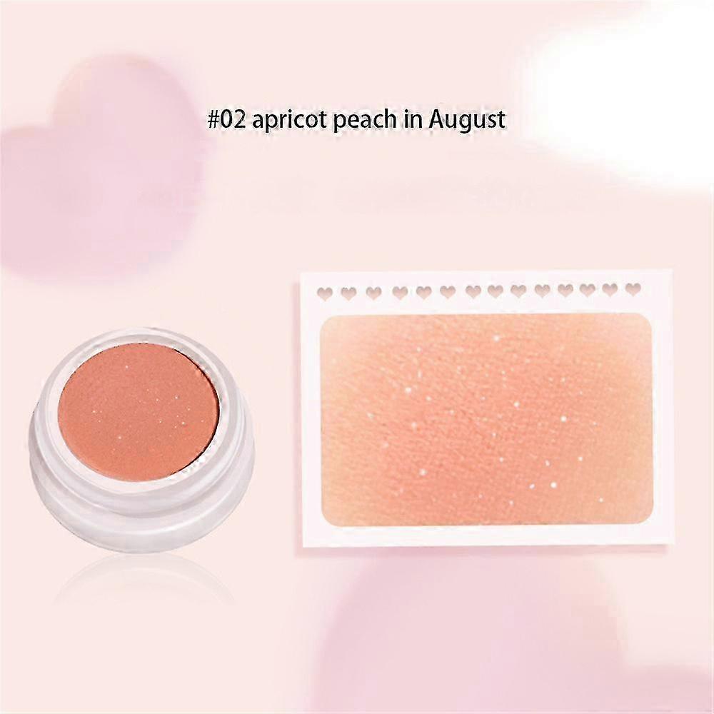 Mashed Potato Slightly Drunk Blusher Paste Single Color Pretty Mini Shiny Rouge