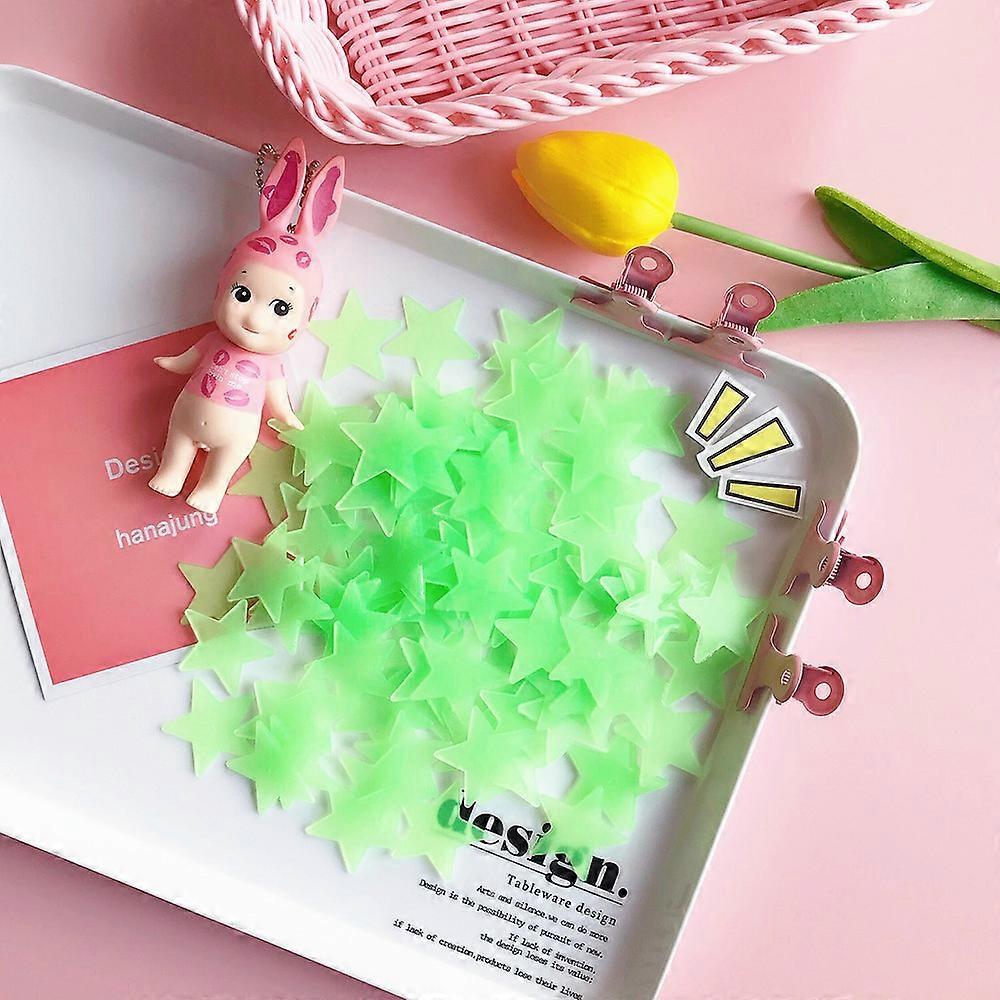 Glow Stars Noctilucent Plastic Wall Stickers Blue