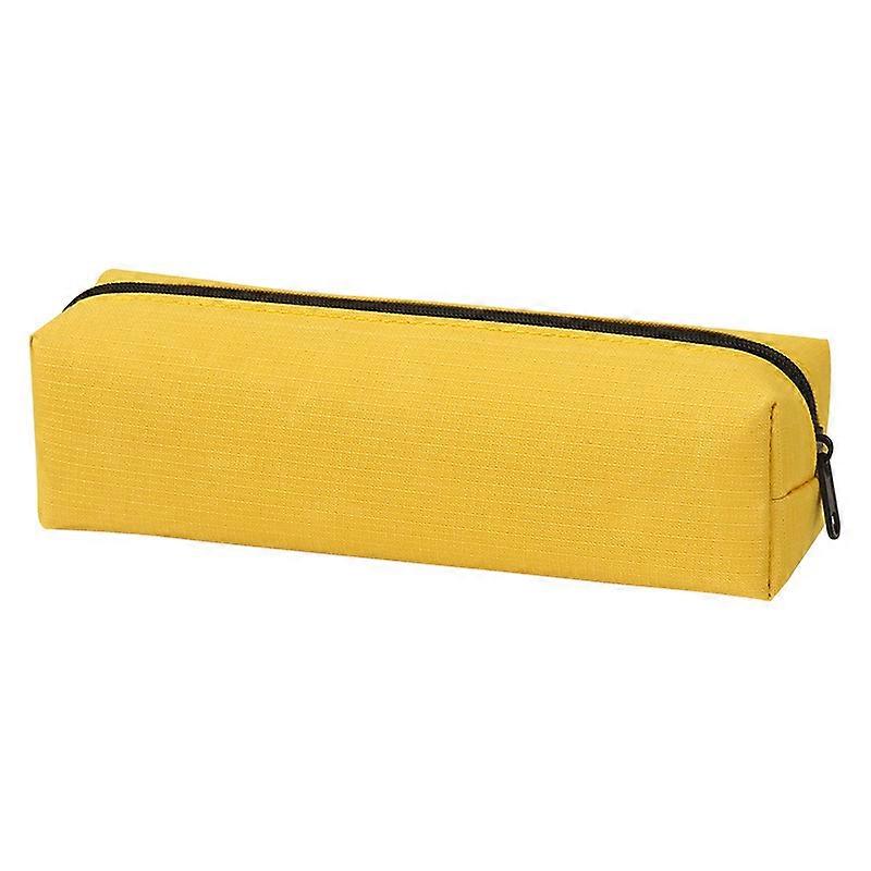 Rectangular textile box 22 x 5 x 6 cm yellow