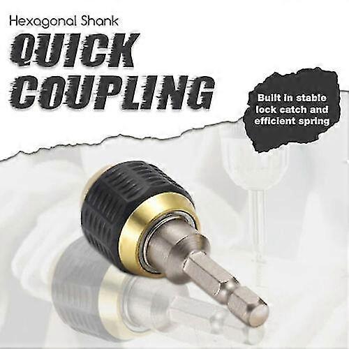 1/4 Hex Shank Drill Bit Holder Quick Change Convertor Screwdriver Driver Adapter