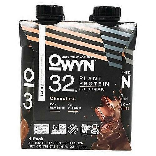 Owyn Elite Sports Drink Tetra Pack Chocolate ,44.6 Oz(Case Of 3)