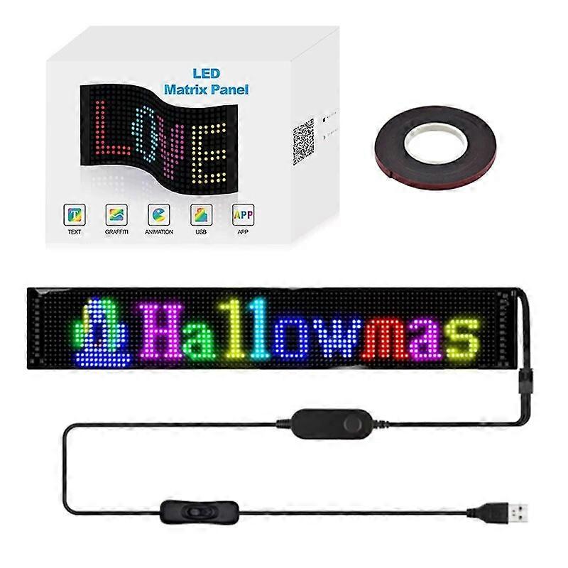 Autodisplay für Heckscheibe Handy Bluetooth APP Steuerung Faltbares Scrolling Message Board Benutzerdefinierter Text USB Fenster Display
