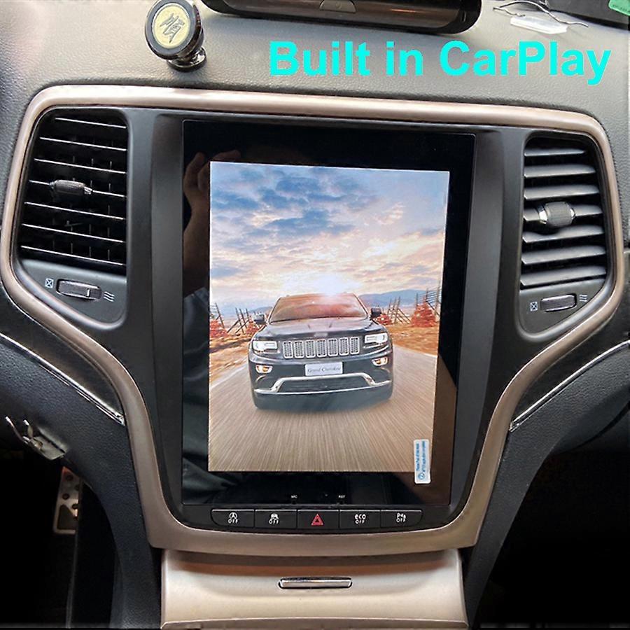10.4-inch Android 12 Car Video Player Radio For Jeep Grand Cherokee 2015 2016 2014 IPS Screen Intelligent Navigator Multimedia