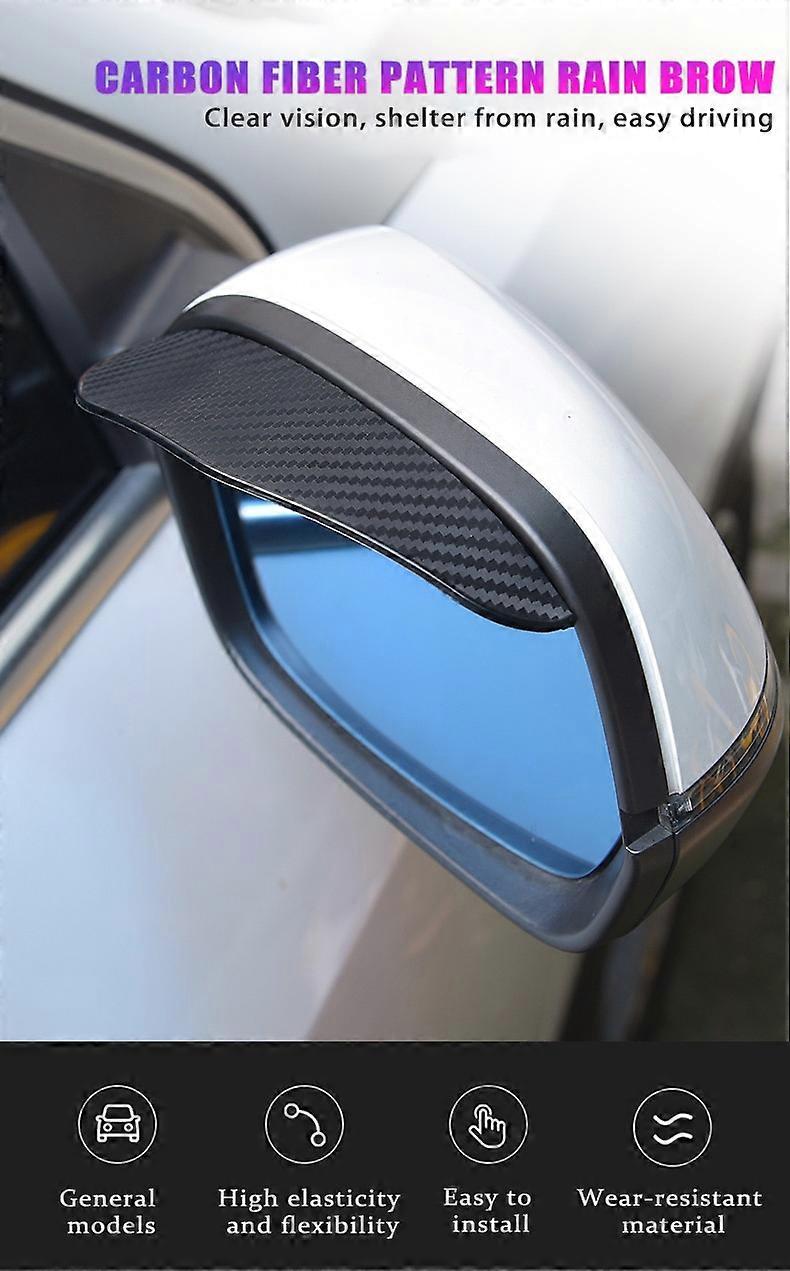 Ar Rainproof Rain Visor Sticker Rearview Mirror Rain Eyebrow Shield Cover Auto Car Styling