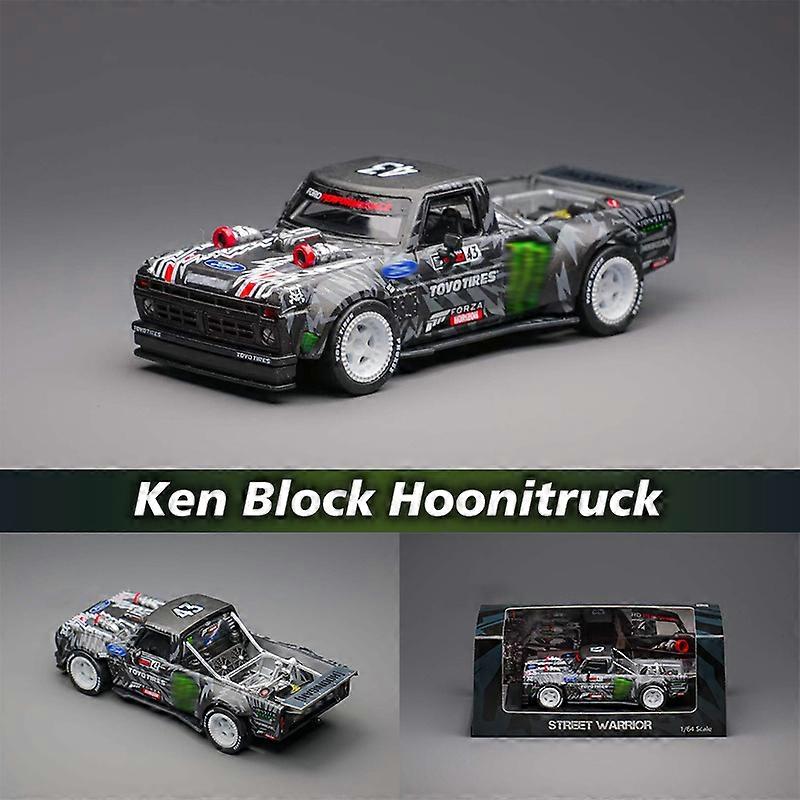 SW In Stock 1:64 Ken Block Hoonitruck F150 Tianmen Mountain Drift