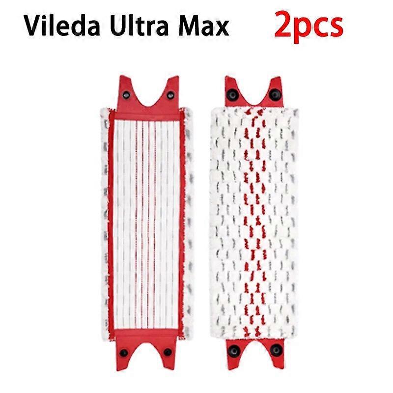 High Quality Microfiber Floor Mop Pads Reusable Flat Spin Mop Cloth Replacement for Vileda UltraMax Quick Drying Machine Washabl