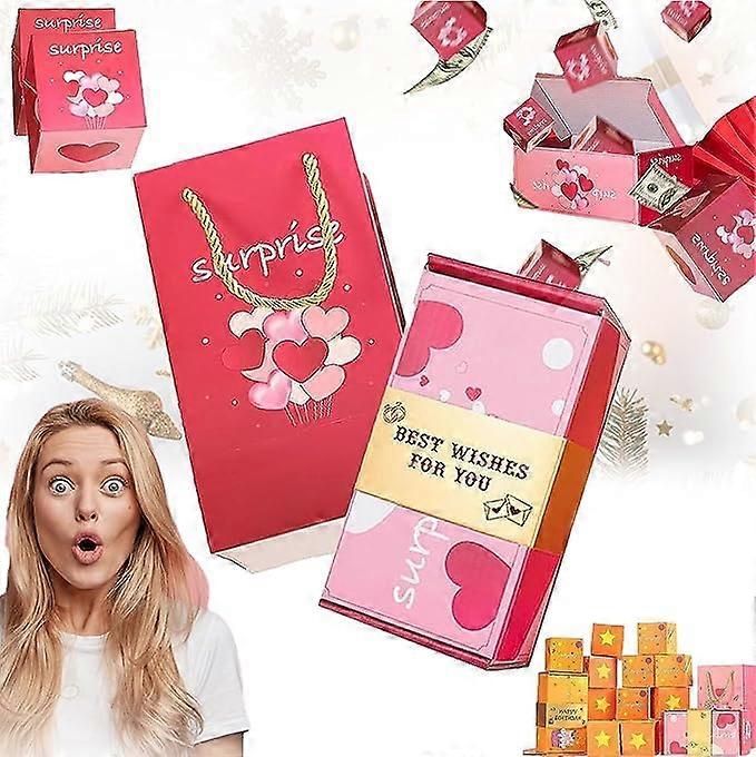 Surprise Gift Box - Creating The Most Surprising Gift, Bounce Surprise Gift Box, Pop Up Boxes Bulk,folding Bounce Card Gift Box, Surprise Gift Box For