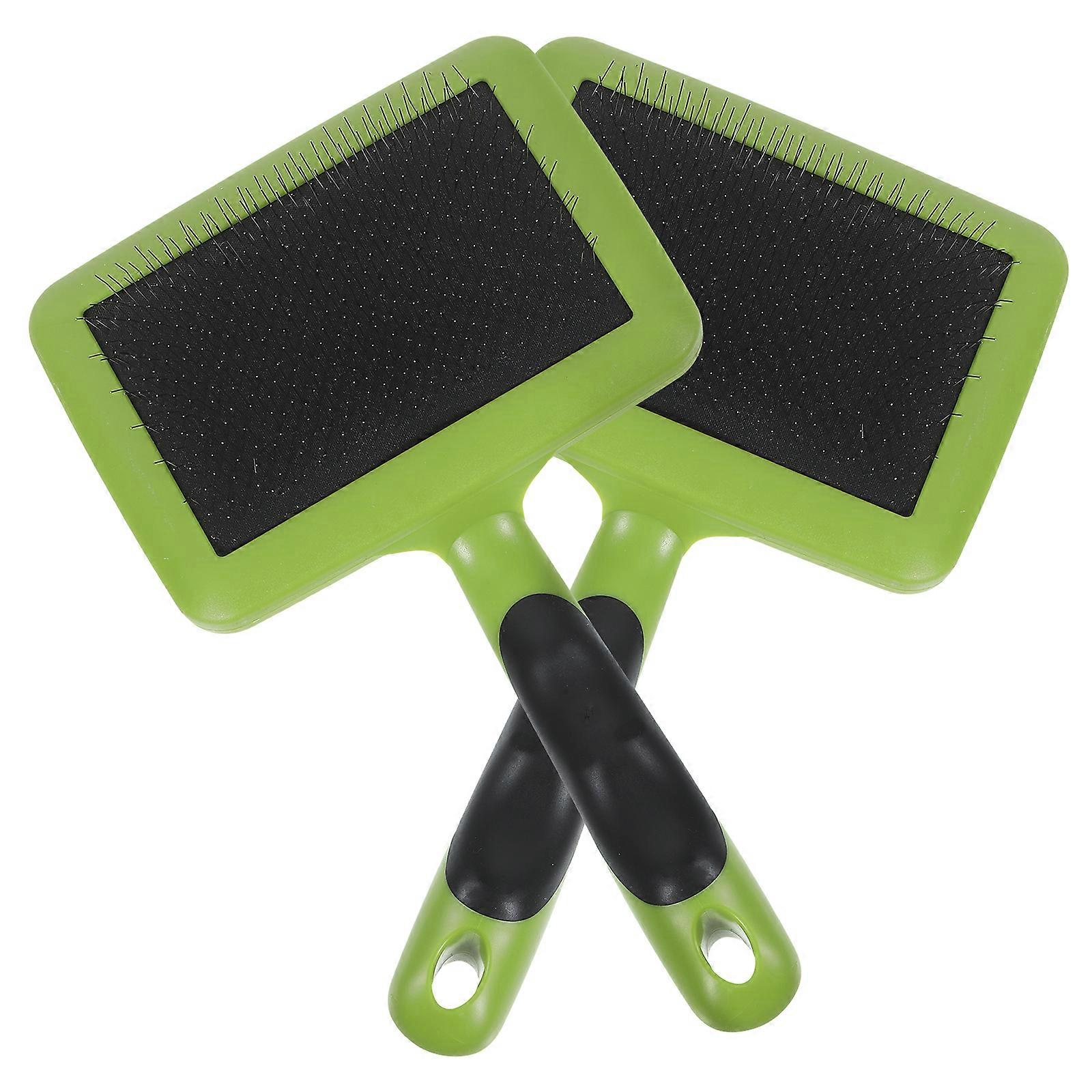 Lot de 2 outils de feutrage à l'aiguille, outils d'artisanat, brosse à main, fournitures de feutrage, cardeuses à aiguille