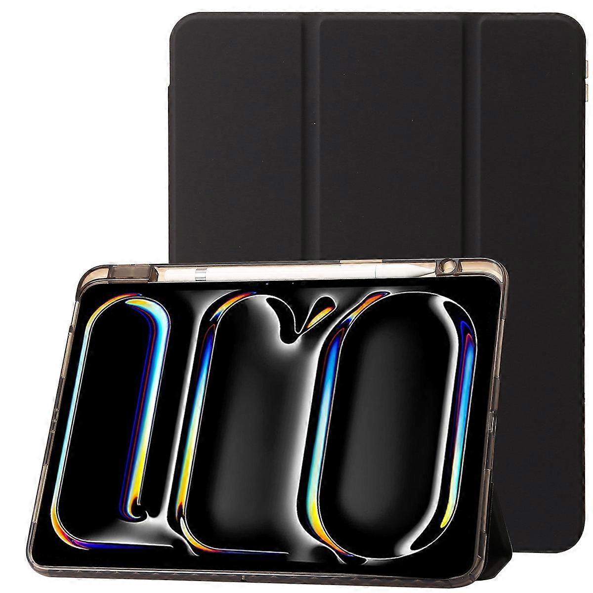 Acrylic 3-Fold Leather Case For iPad Pro 13 2024