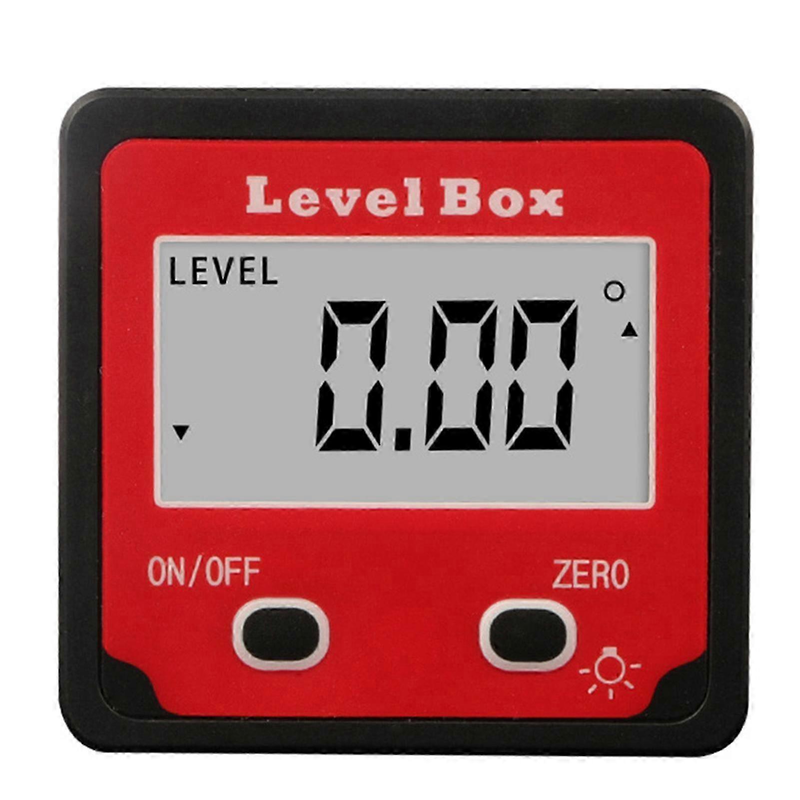 Digital Level Protractor Inclinometer Mag-netic Level Angle Meter Angle Finder Level Box Angle Measuring Tool for Carpentry / Building / Automobile