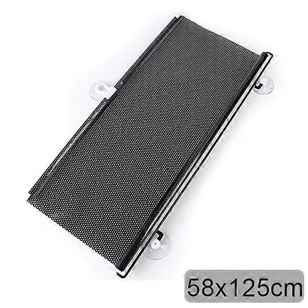 Car Sunshade Sunblind Front Rear Side Window Windshield Curtain Roller Home UV-protective Retractable Folding Sun Visor Sheet