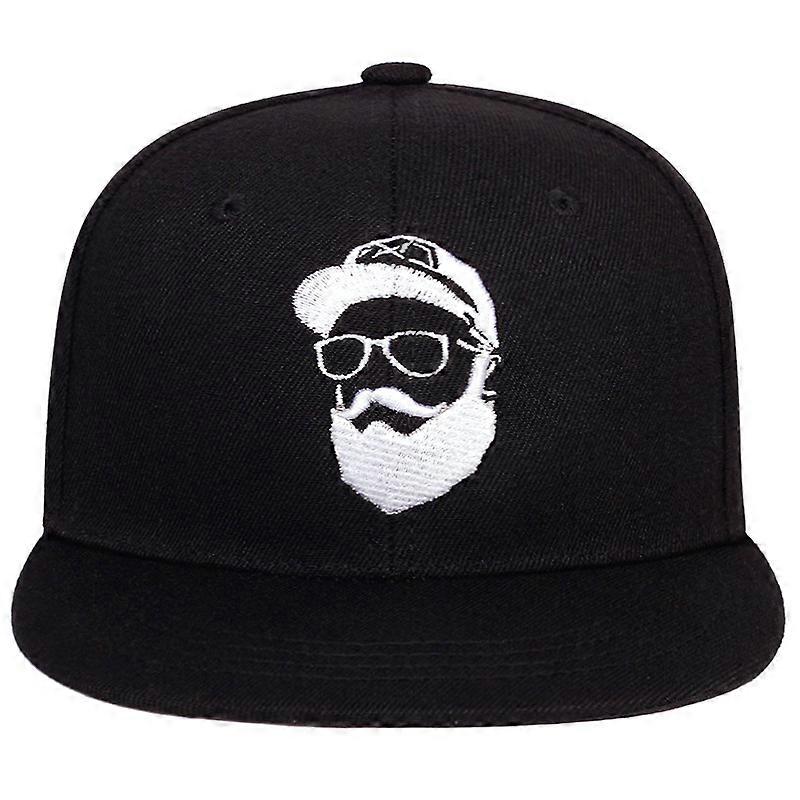 Uncle Mustache Baseball Cap Black Snapback Hat Cotton Sun Hat Unisex
