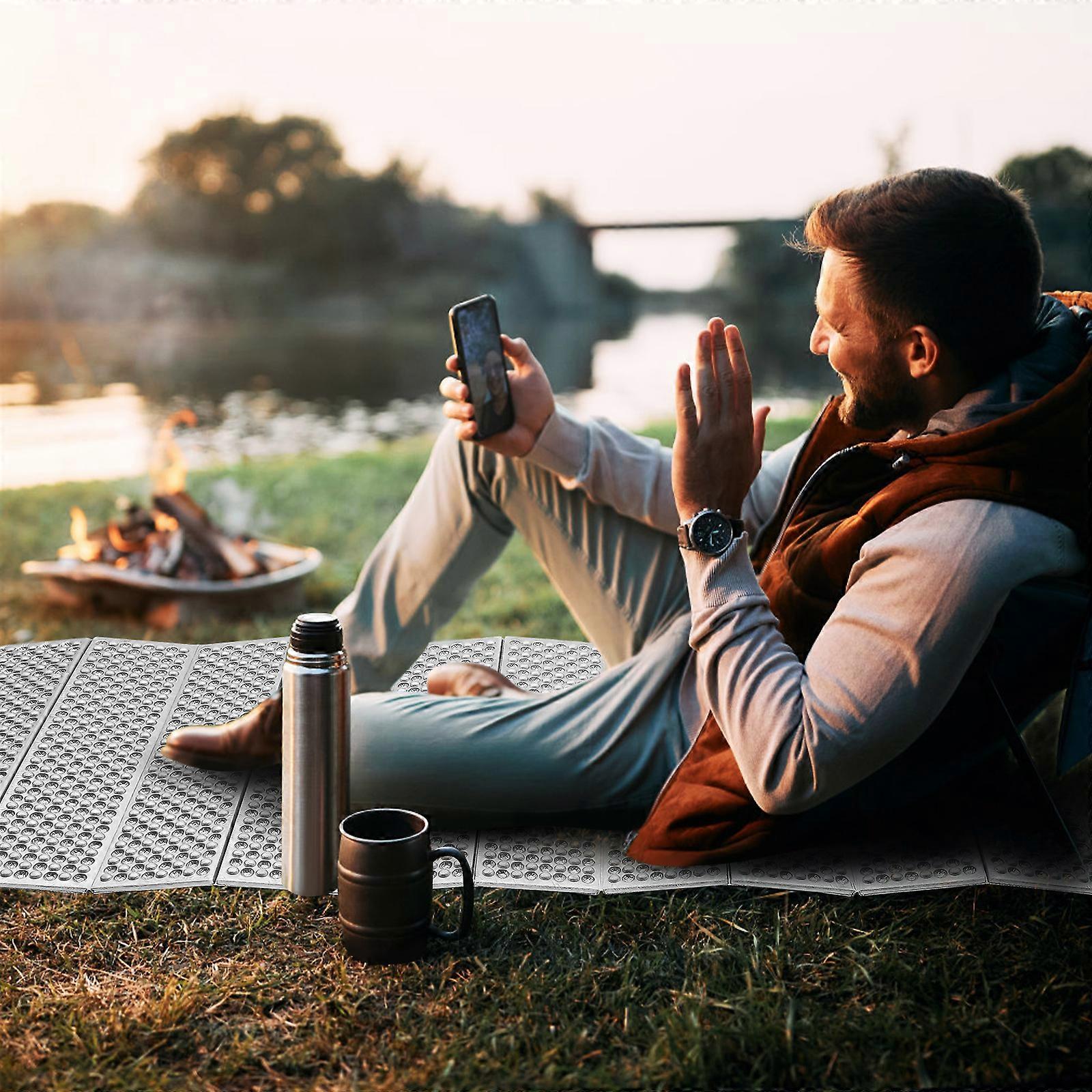 Folding Sleeping Pad Thermal Pad Closed Cell Foam Pad Compact Sleeping Mat for Hiking Backpacking