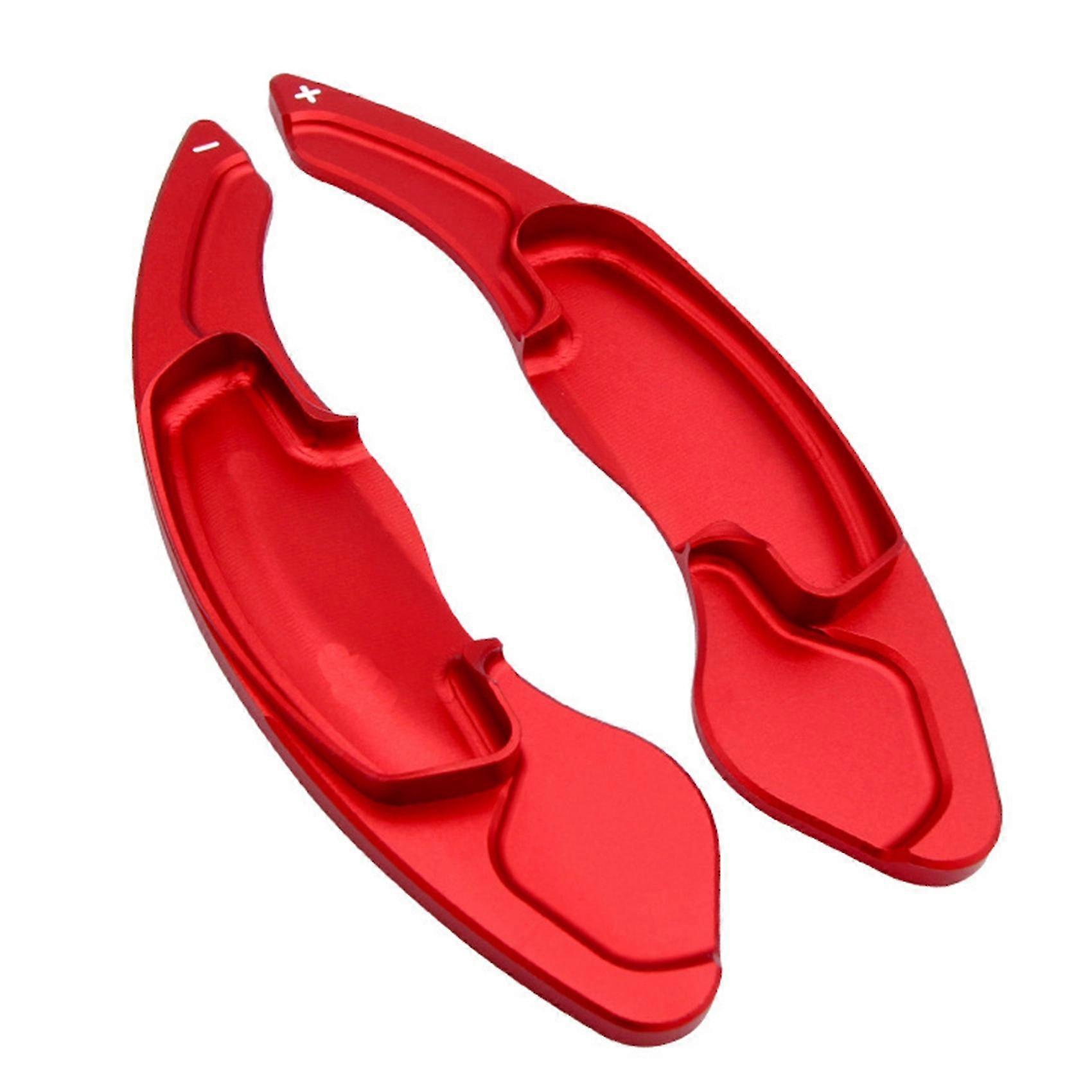2pcs Red Steering Wheel Shift Paddle Shifter Extension For-honda