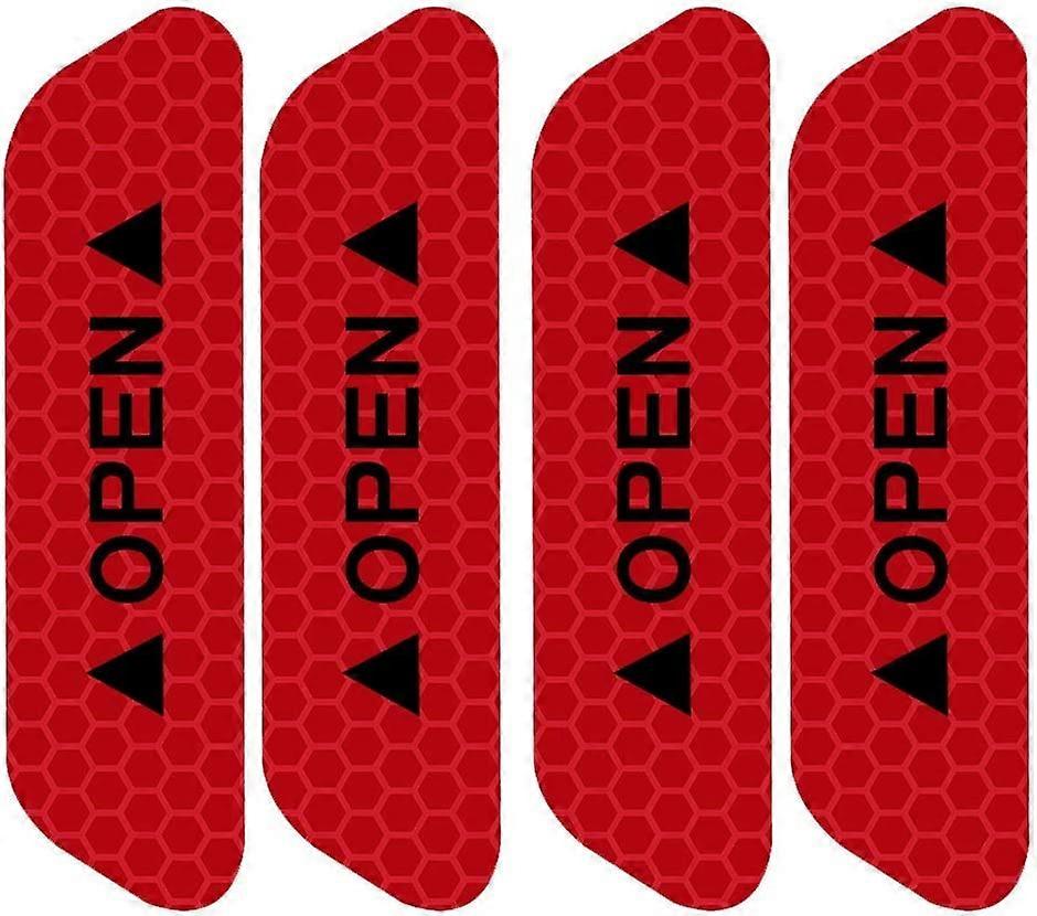 Car Door Open Prompt Anti-Collision Reflective Stickers Tape Conspicuity Safety Caution Warning Sticker