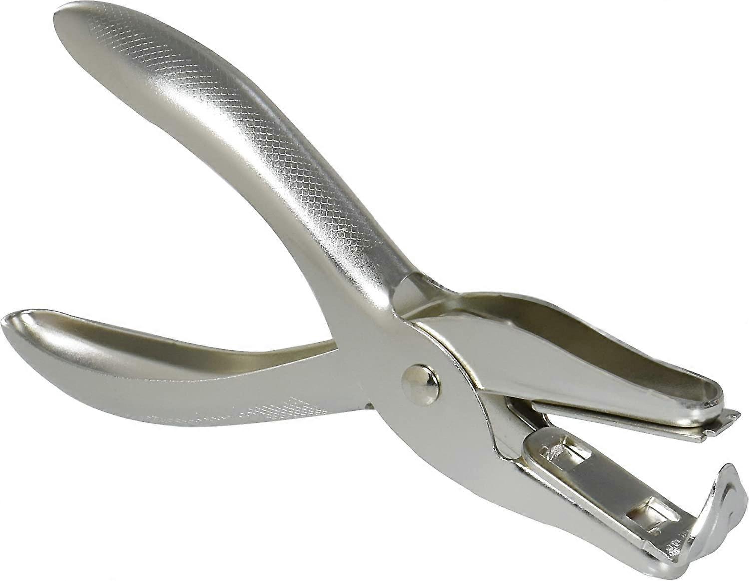 Metal punching pliers single-hole boxed 6mm hole puncher 1-8 pages one-handed punching pliers