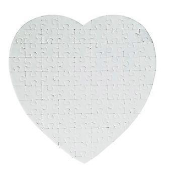 Blank Puzzle White DIY Custom Jigsaw Puzzle Sublimation Blank Puzzle Kit
