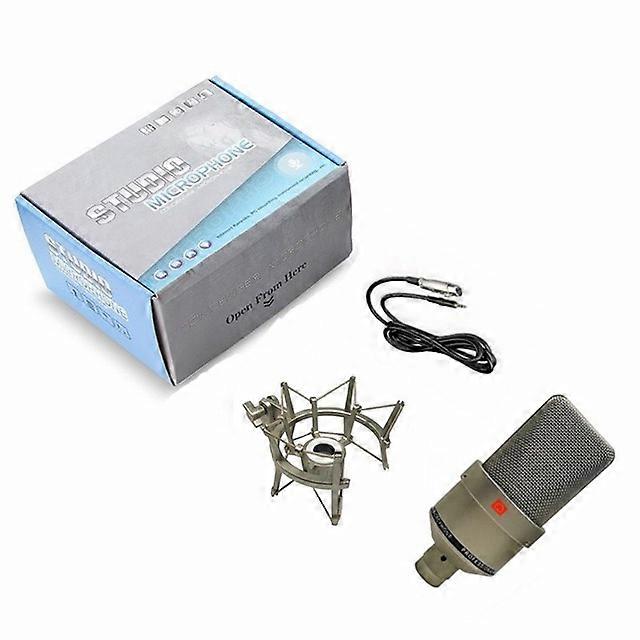 Professional Condenser Microphone Studio For PC Laptop Computer Mic Karaoke Singing Streaming Wired Mikrofon Mike Sound Microphn