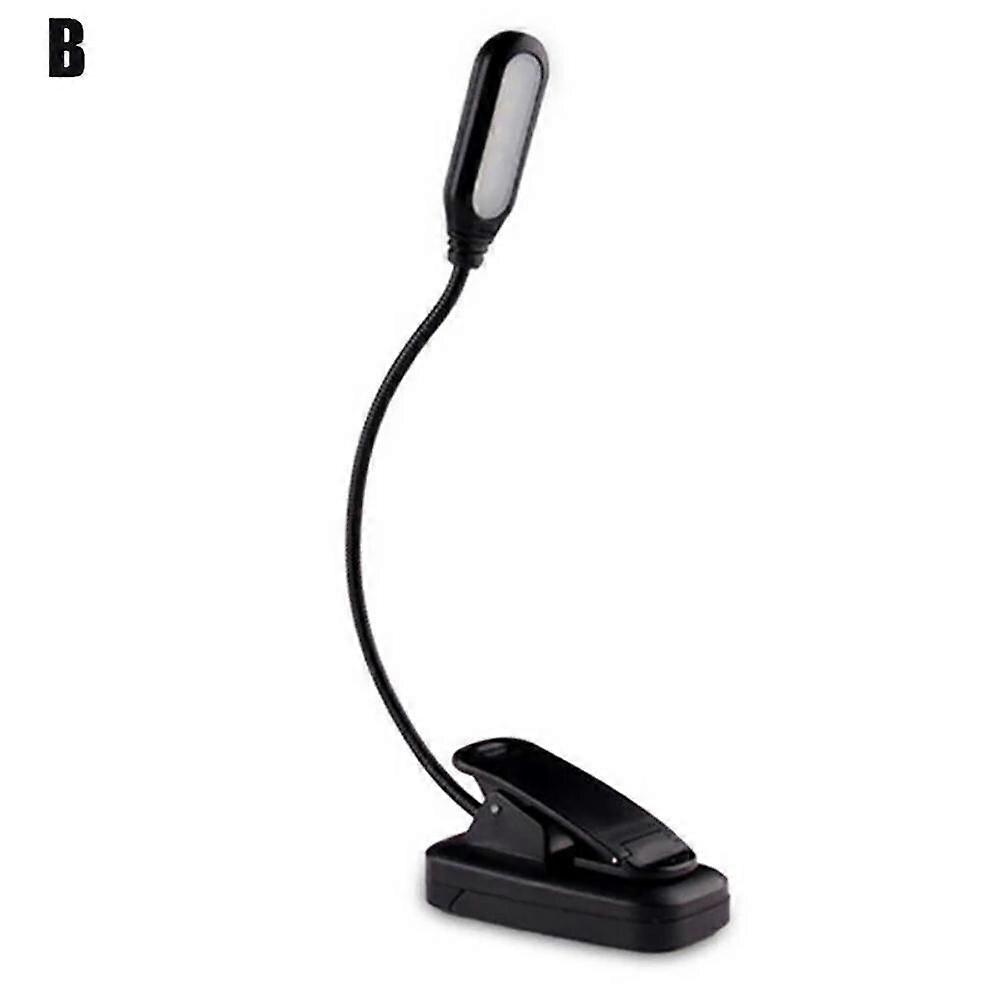 Eye Care LED Clamp Desk Lamp, Clamp Reading Lights, 360 Flexible Gooseneck, Bedside Night Light, Clip-on Light, Book Lamp