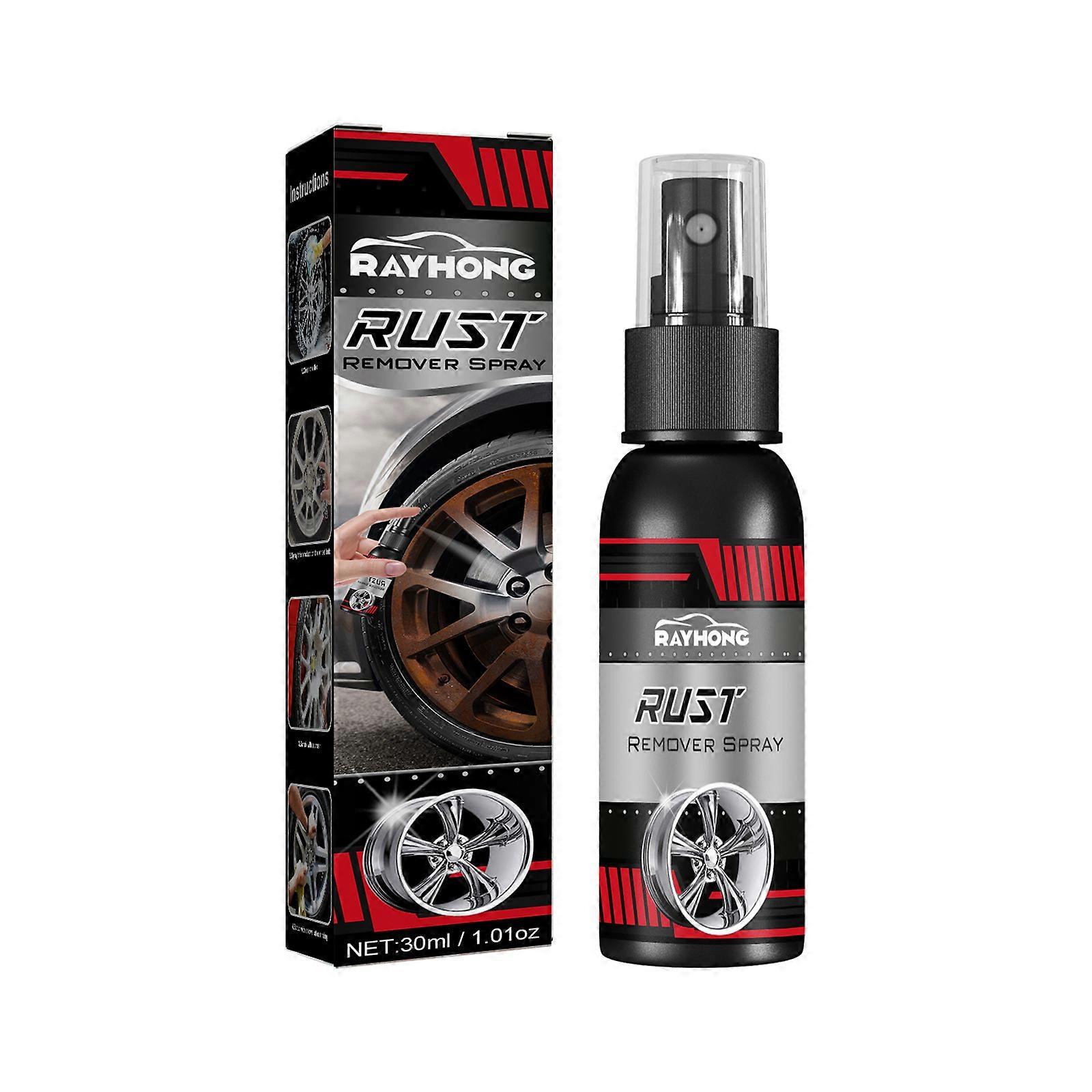 3Pcs Instant Rust Removal Spray Powerful Rust Remover Removes Rust Without Scrubbing Rusted Surfaces 30ml