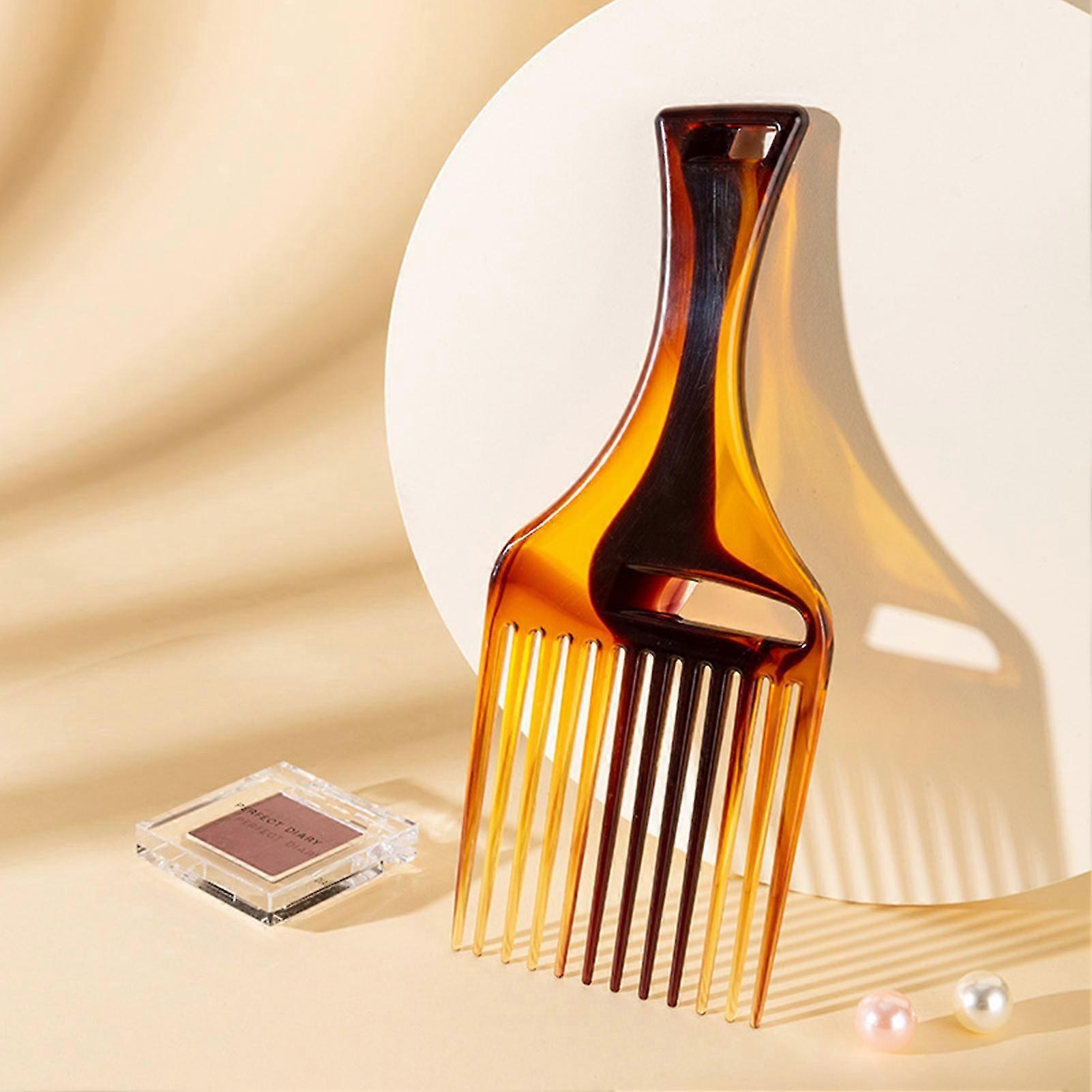 3pcs /セットヘアコーム帯電防止非結び目人間工学ハンドルスリックバックヘアスタイルコーム男性用