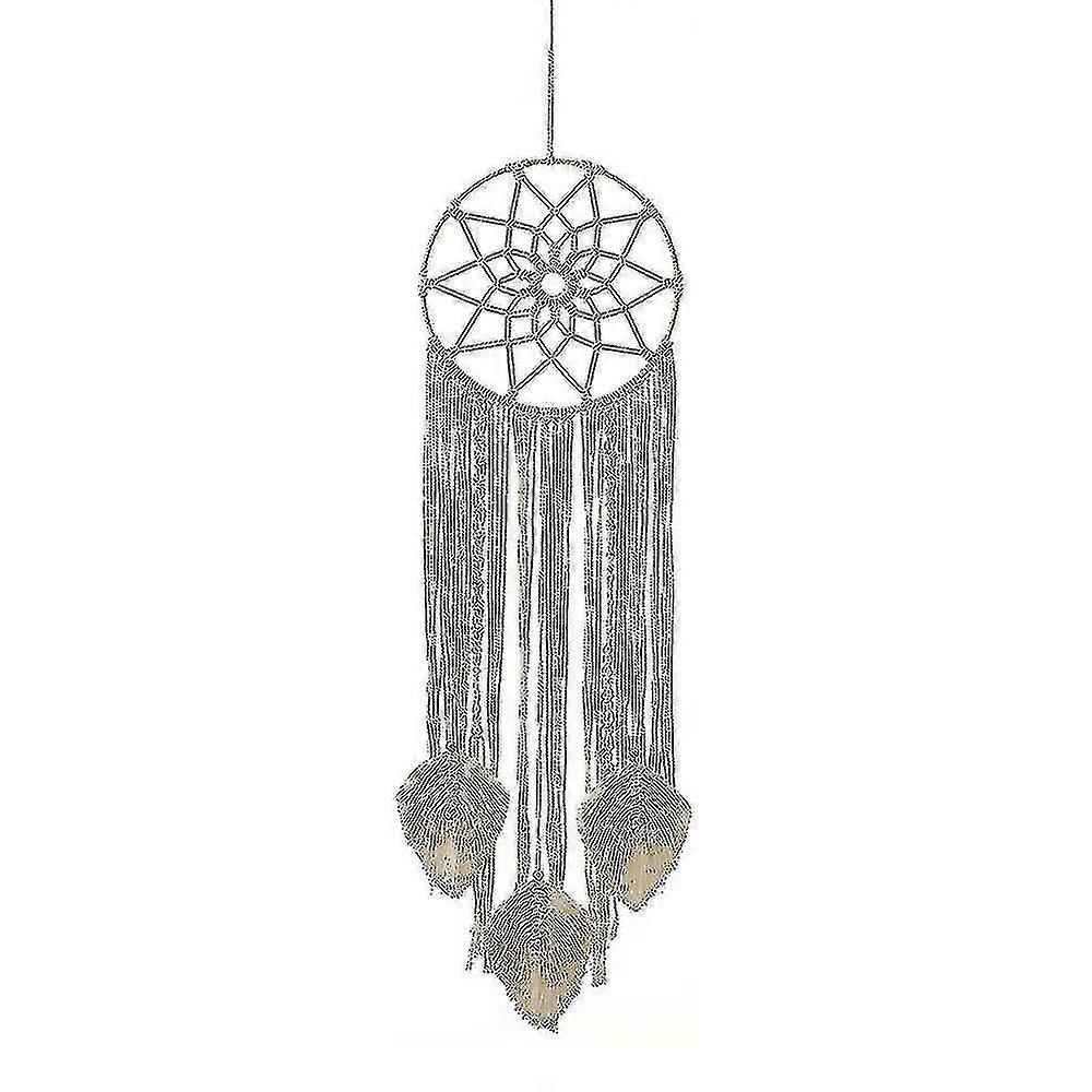 Handmade Macrame Dream Catcher Woven Feather