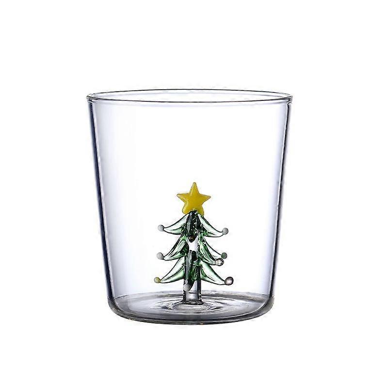Creative 3D Christmas tree shape single layer cup Women