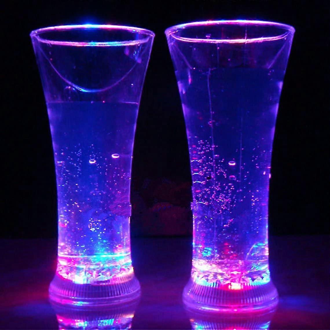 Colorful Led Glowing Cup Flash Water Induction Light Cup Drinking Wine Glasses