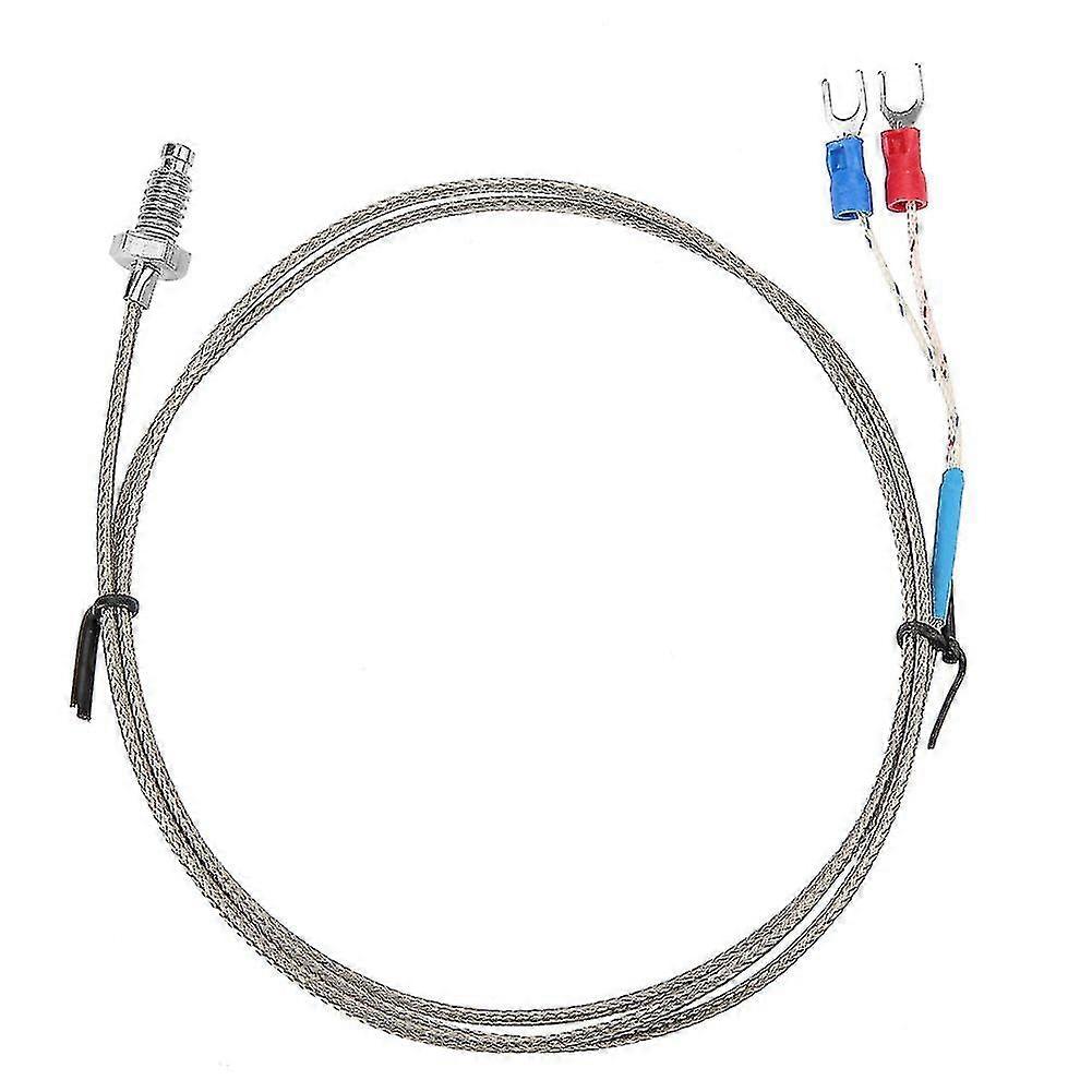 M6 BSW Screw Thread 1M K Type Thermocouple Cable Temperature Measuring Probe