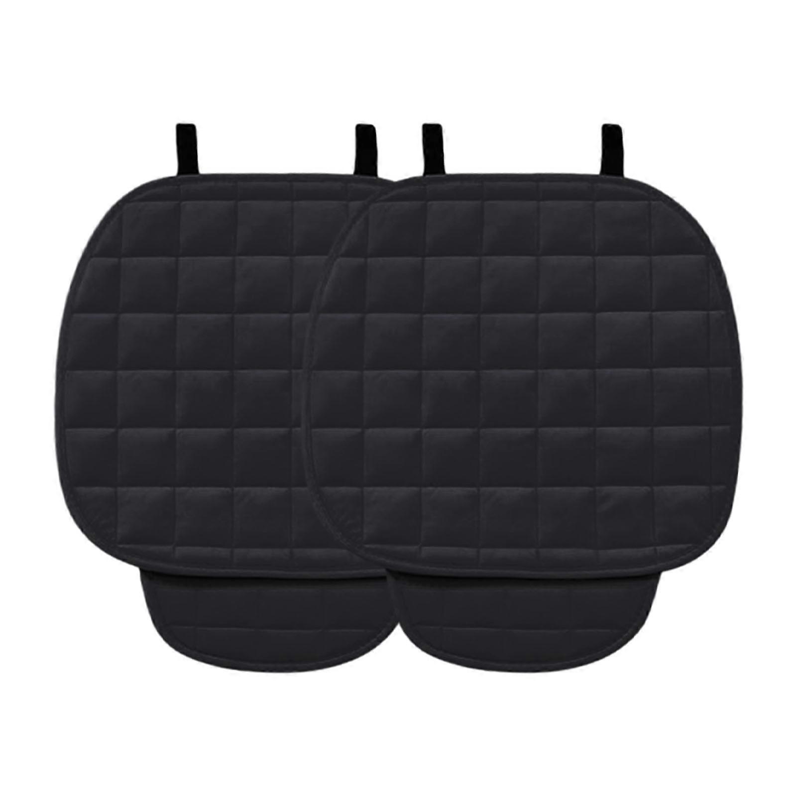 2Pcs Driver Car Seat Cushion Memory Foam Non-Slip Rubber Bottom Tailbone Support Cushion for Car Home Office Chairs