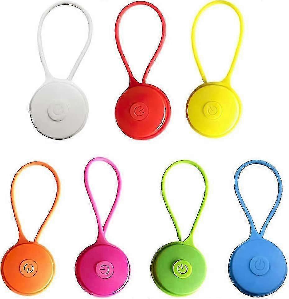 7pcs安全ライト子供用スクールバッグ、LED点滅ライト子供、安全子供用リフレクターPE