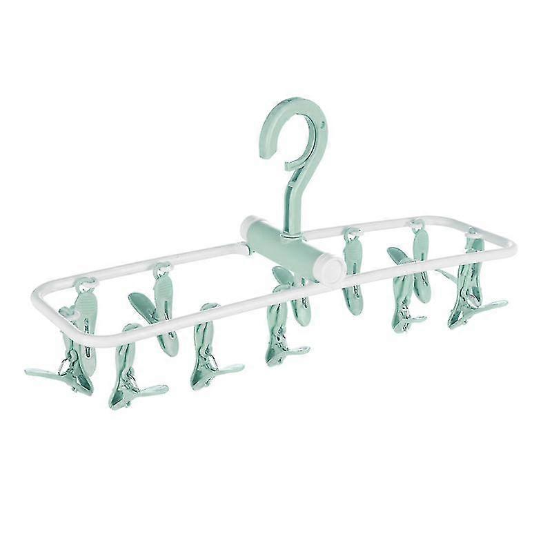 1pcs Windproof Clothes Hanger Collapsible Multifunction Drying Rack Betterlifefg