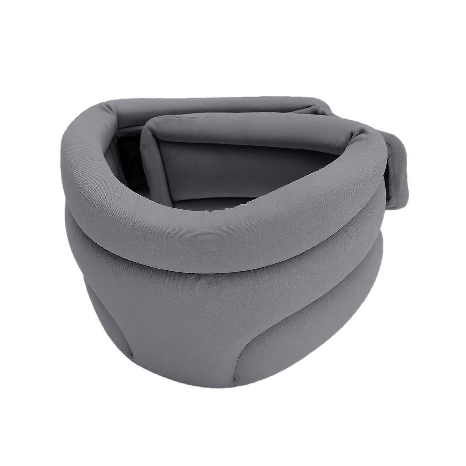 Neck Brace Cervical Collar Adjustable Neck Cushion Prevents Snoring Improves Sleep Quality Portable Breathable Neck Support for Neck Pain Relief Sleep