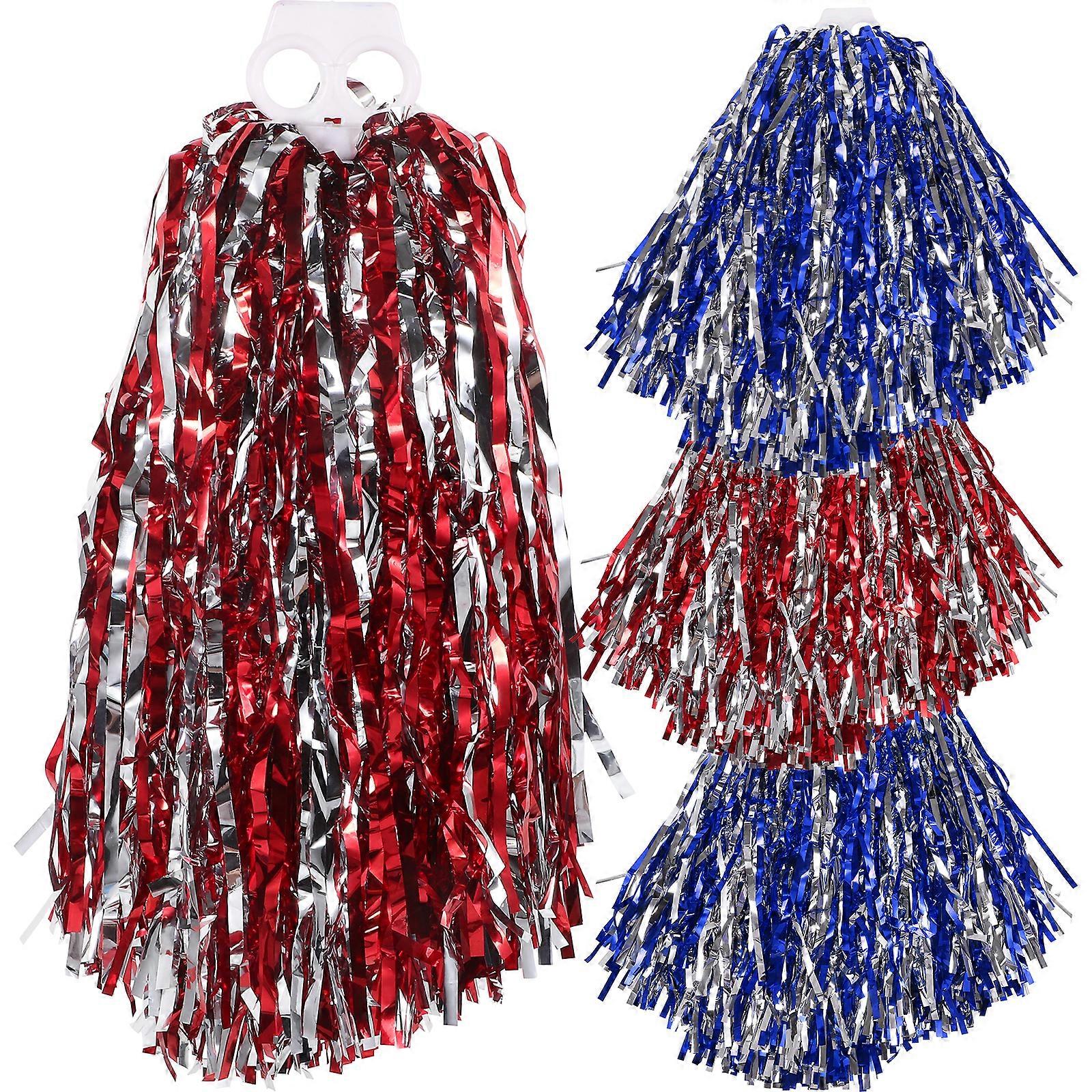 4pcs Cheer Pom Poms Pom Poms Cheerleading Props Dancing Performance Cheerleading Props