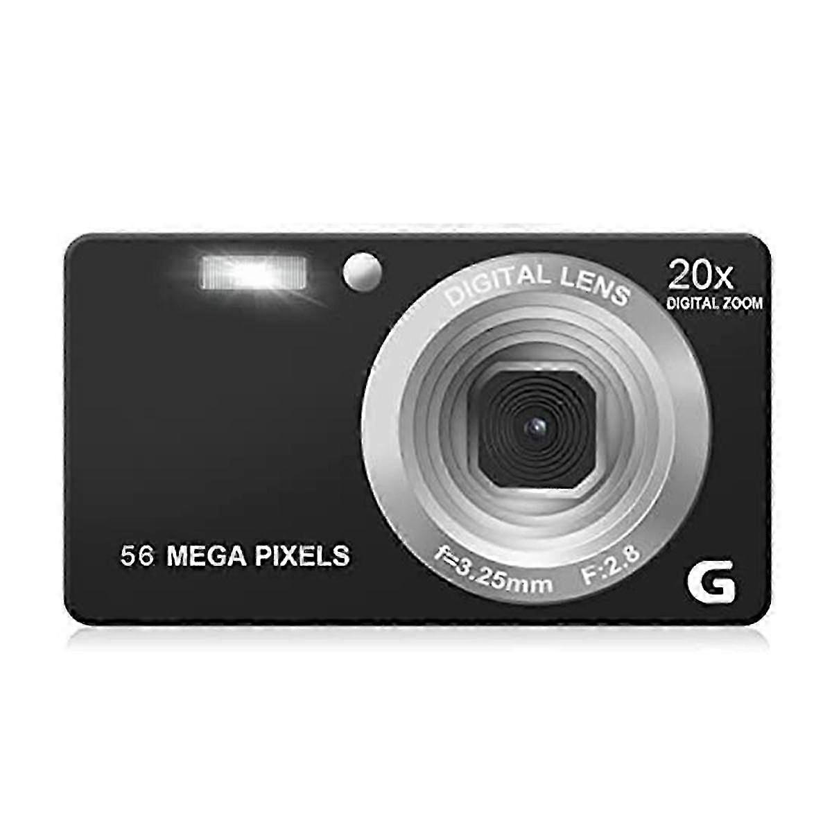 Câmera de vídeo digital de 2,7 polegadas Lcd câmera 4k 56mp Anti-shake 20x câmera zoom para fotografia e vídeo, a