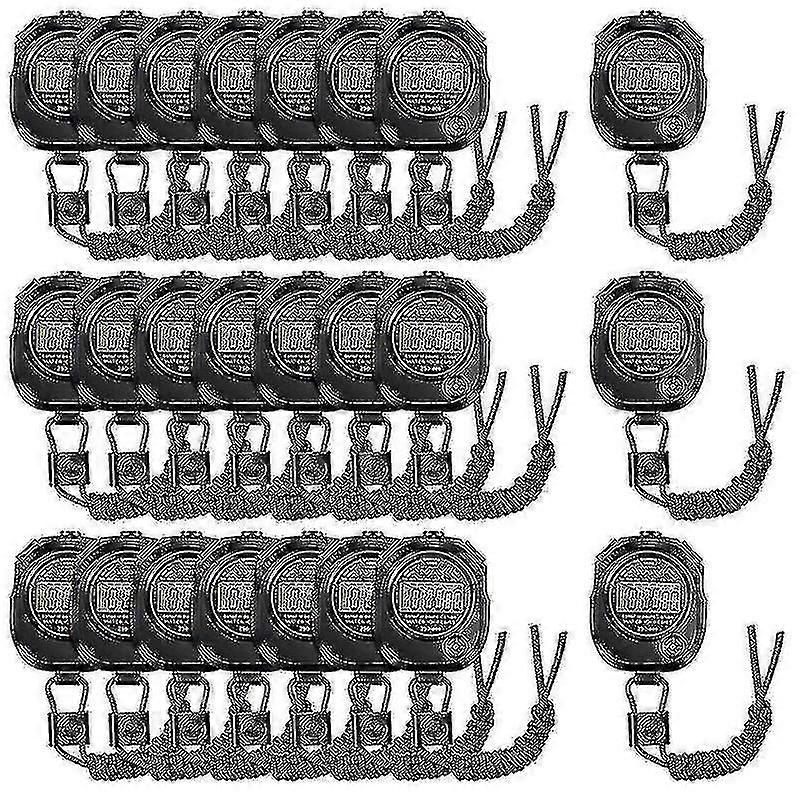 スポーツ用24ストップウォッチタイマー、デジタルストップウォッチ防水-yvan