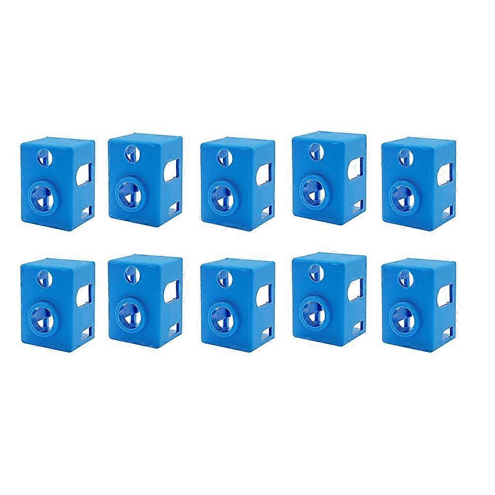 10 Stück für V6 PT100 Beheizter Block Silikon Sockenabdeckung für 3D-Drucker - Verbesserte Wärmespeicherung & Pro