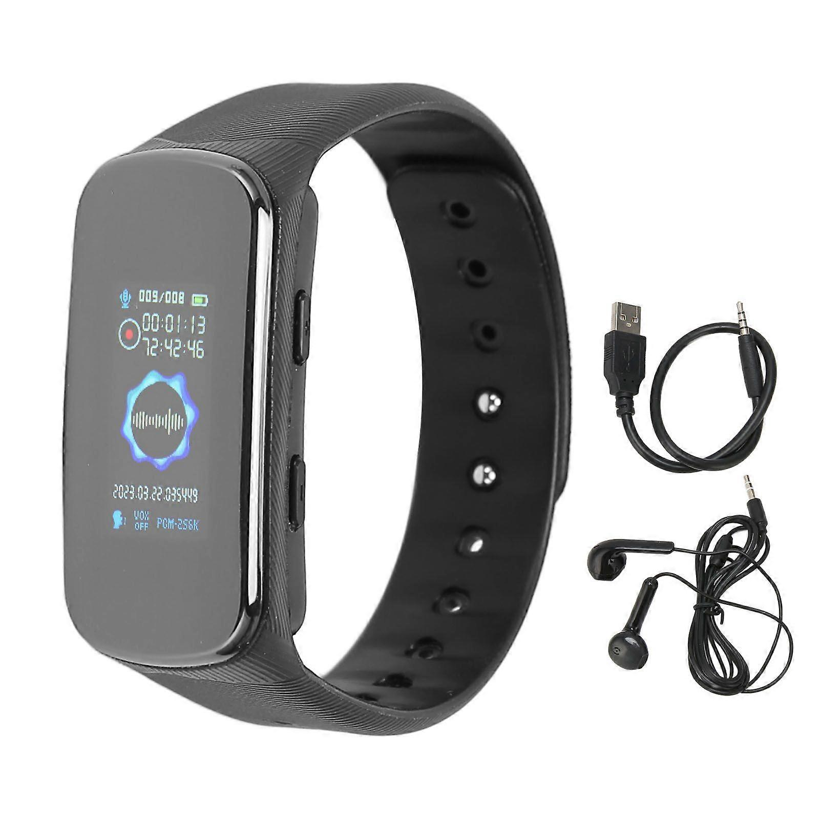 Registratore vocale Guarda la riduzione del rumore HIFI MP3 Funzione Design staccabile Registratore ad attivazione vocale per Corte 8GB