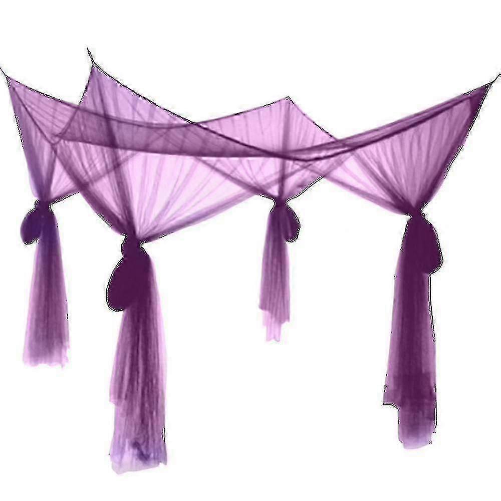 Tam / kraliçe / kral boy yatak Xmas Hediye için 4 Köşe Posta Yatağı Gölgelik