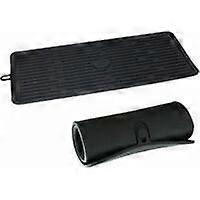 Silicone Dish Drying Mat , Heat Resistant Trivets for Kitchen Counter, Draining Mat, Sink Mat, Hot Pads for Multiple Usage (Black)