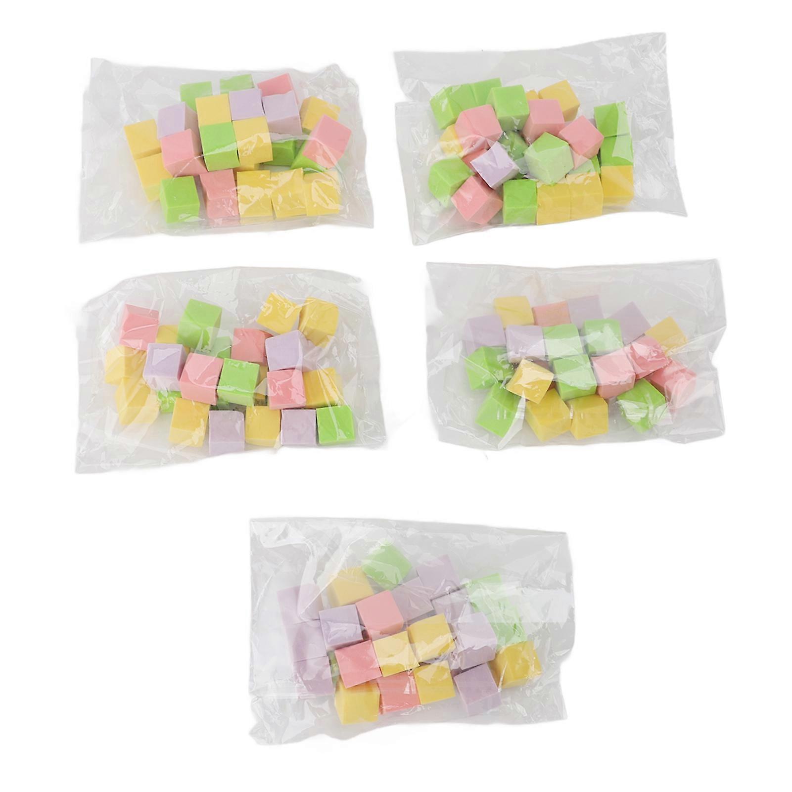 100pcs Nail Gradient Sponge Colorful Mini Portable Multi Functional Manicure Sponge Block