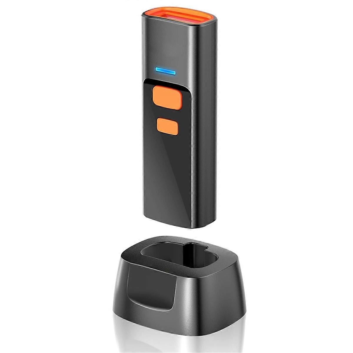 BT 2D Barcode Reader with Charge Base for Mobile Phone Wireless Barcode Scanner Mini 1D 2D QR Bar C