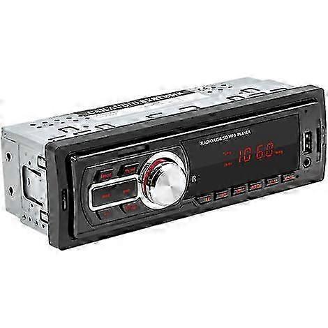 Bluetooth Car Stereo, 7 Color Lights 60WX 4 1 Din Car Stereo with Remote Control, Support Mp3/Usb/Sd/Tf/Aux/File