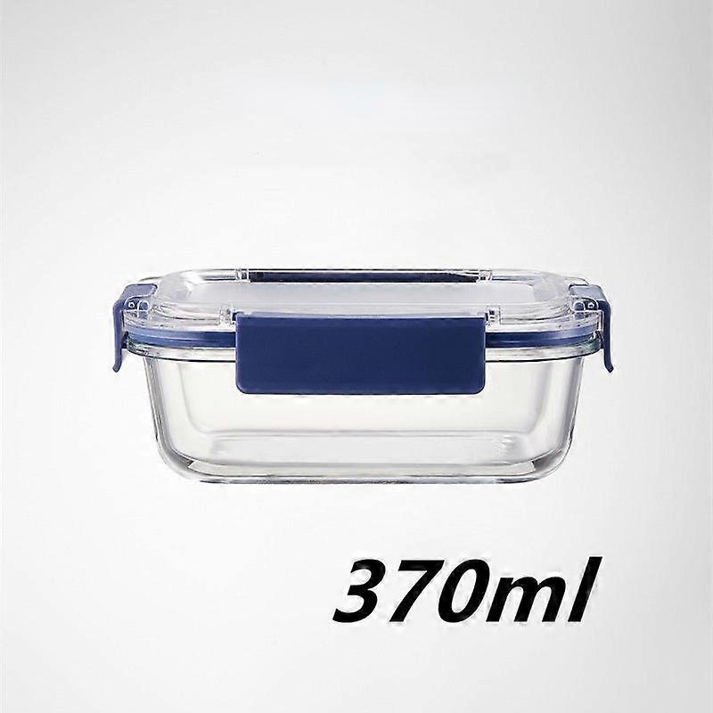 Glass food storage container with lid leak-proof sealed glass meal preparation containers, suitable for lunch, out, leftovers, dishwasher safe