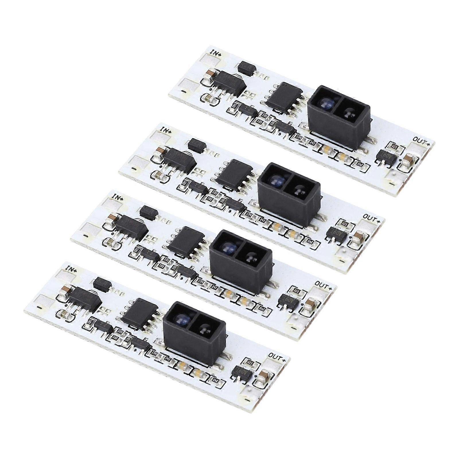 4Pcs Hand Sweep Sensor Module Infrared Induction LED Light Hand Sweep Sensor Style A
