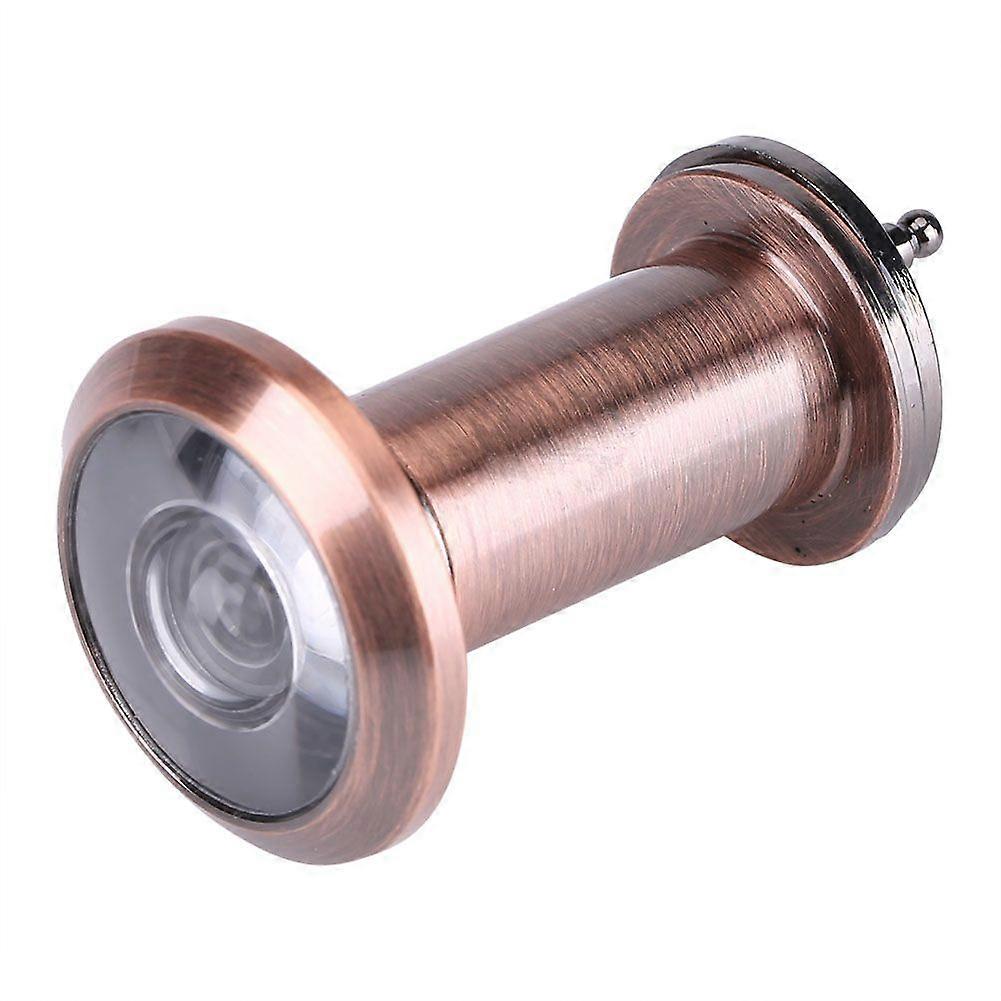 ホームセキュリティ光学ガラス広角ドアビューアドアスコープビューア(レッドブロンズ)