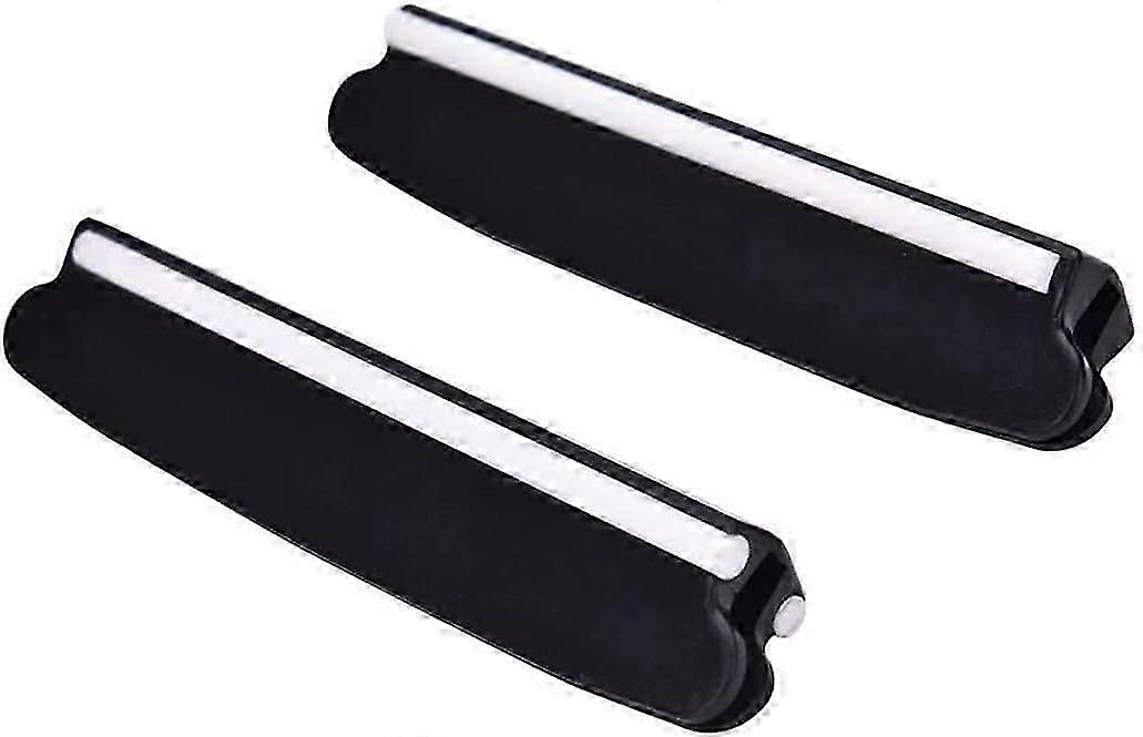 Professional Knife Sharpening Guide, Random Knife Sharpener Angle Guide, Sharpening Guide for Whetstone, Black(2 Pack)