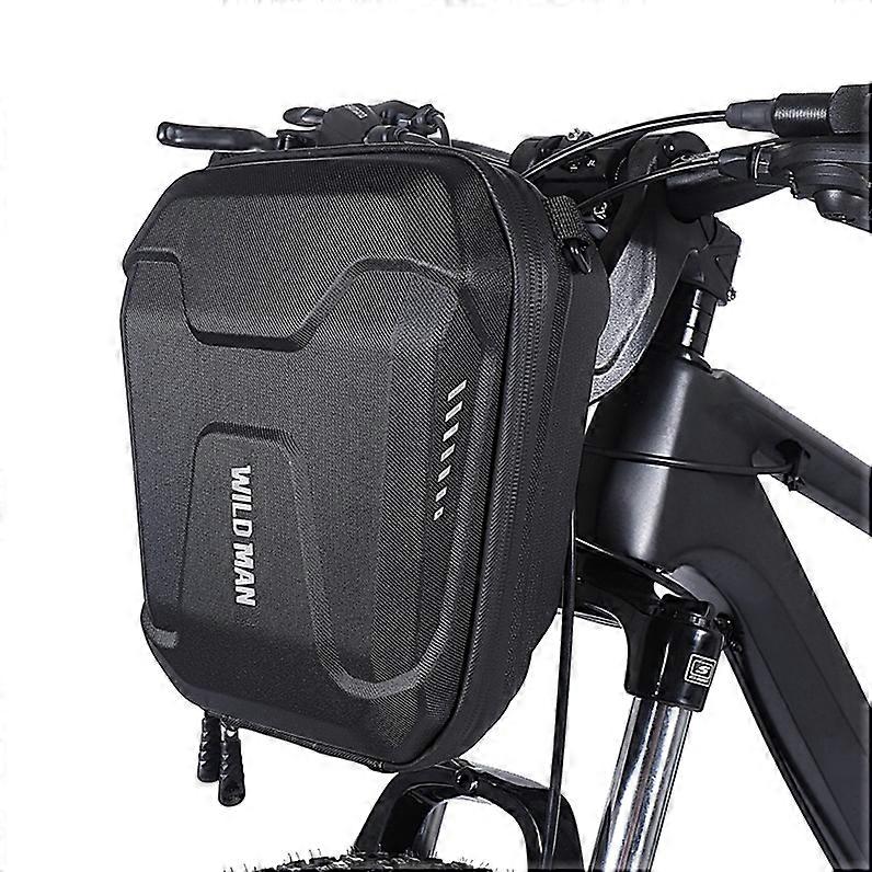 WILD MAN E8 3L Bicycle EVA Hard Shell Head Bag E8 (Black)